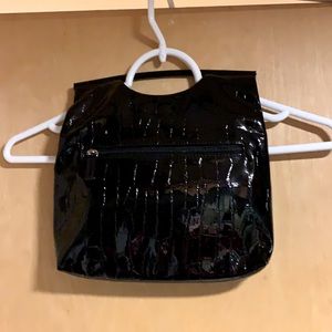 Nine West Black Patent Leather Clutch